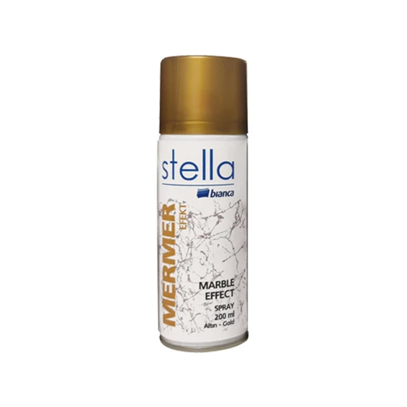 Bianca Mermer Efekt Altın 200 Ml. Stella Sprey - 1