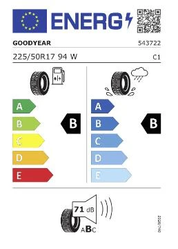 Goodyear 225/50R17 94W Efficientgrip Performance MO Oto Yaz Lastiği (Üretim: 2023) - 2