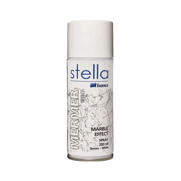 Bianca Stella Mermer Efect 200ML Beyaz