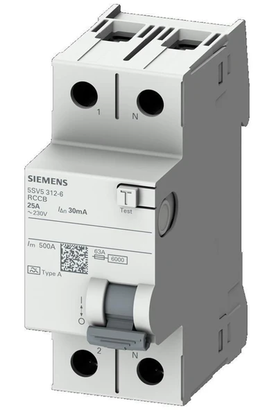 Siemens 5sv5614-6 A Tip Kaçak Akım Koruma Rölesi 40a 230v 300ma - 2
