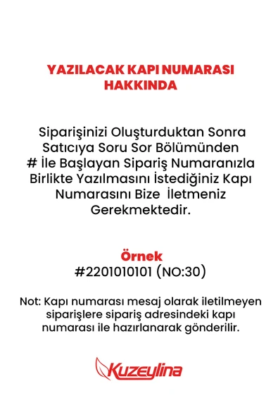 Fatura Kutusu - Kişiye Özel Kapı Numaralı  – Şık ve Kullanışlı - 7