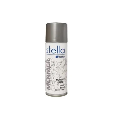 Bianca Stella Mermer Efekti Sprey 200 Ml Gümüş - 1