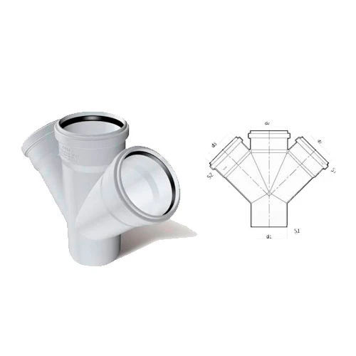 Fırat Pvc Çift Çatal 100X50