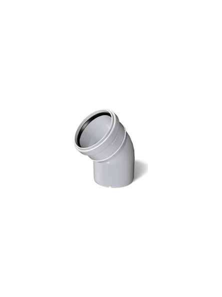Fırat Pvc 50 x 45° Açık Dirsek
