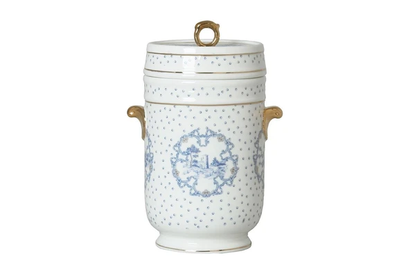 Lucky Art Florance Bone Kulplu Kavanoz 22cm
