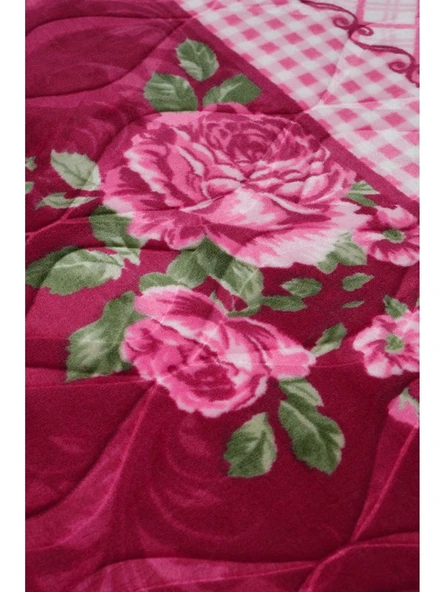 Sarar Çift Kişilik Battaniye 4 kg - Pembe - 3