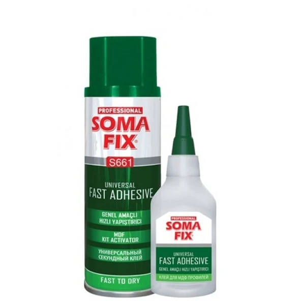 Somafix 25 gr Hızlı Yapıştırıcı Set + 100 ml Aktivatör (SOMAFIX.S661)