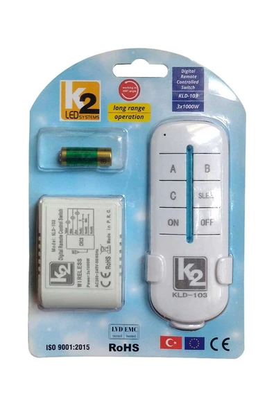 Global K2 KLD103 3x1000W Avize Kumandası - 4