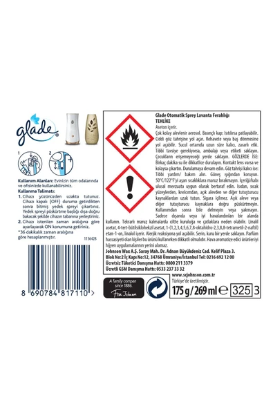 Otomatik Sprey Yedek Lavanta Ferahlığı 269ml 1 Yedek - 3