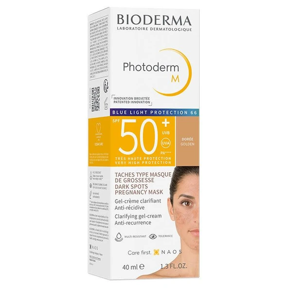 Bioderma Photoderm M SPF 50+ Jel Krem 40 ml - Golden - Diş Beyazlatıcı Köpük Hediye