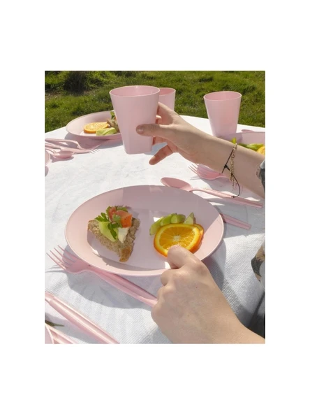 Saban Piknik Seti Kare Pembe 31 Parça - 3