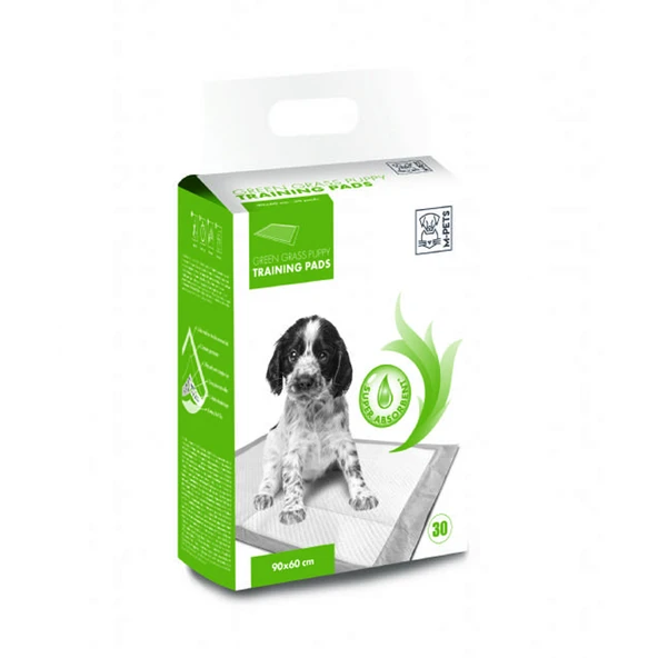 10162703 M-Pets Green Grass Yavru Köpek Çiş Eğitim Pedi 90x60cm 30 Lu