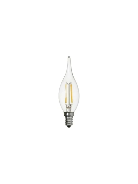 K2 K2LED KES498 4W E14 LED Flamanlı Kıvrık Buji Ampul