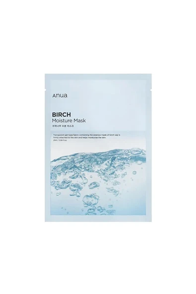 ANUA BIRCH MOISTURE SHEET MASK (Huş Ağacı Nem Maskesi) (GLOBALCARE)