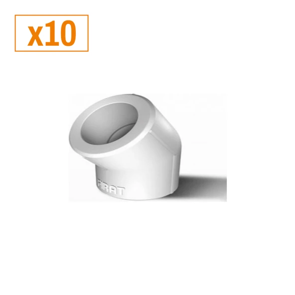 Fırat Pprc 20 mm Açık Dirsek 45° (x10)