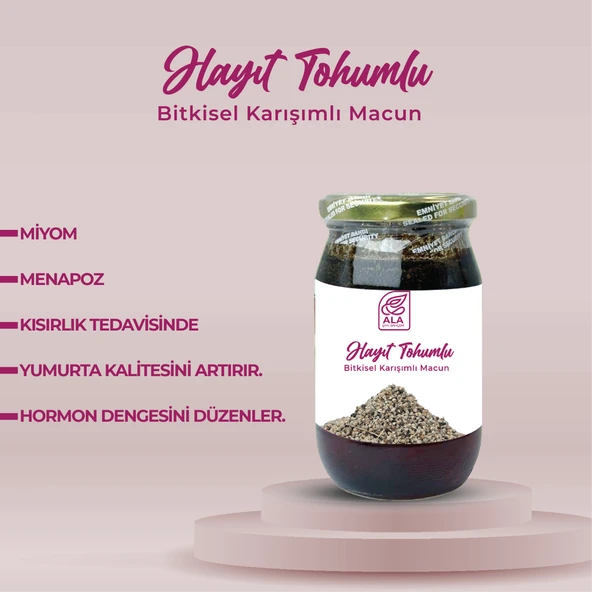 Hayıt Tohumlu Bitkisel Karışımlı Macun 420 gr
