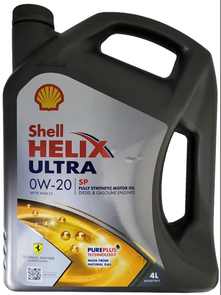 Shell Helix Ultra SP 0w-20 Motor Yağı 4 Litre - Tam Sentetik - ACEA C5