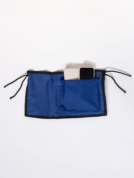 Ecm Proger Sırt Ayarlı Katlanır Yastıklı Minderli Çanta Bölmeli Lüks Şezlong-Saks Mavi - 4