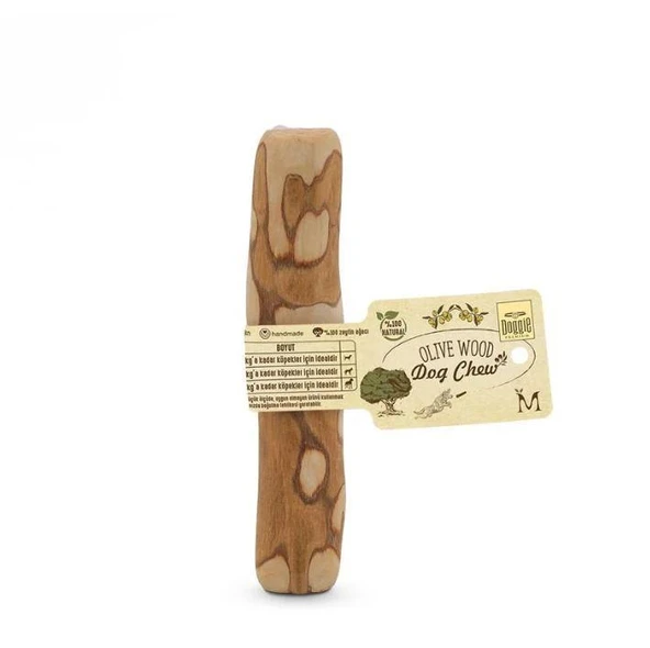 Doggie Doğal Zeytin Ağacı Köpek Çiğneme Oyuncağı Medium
