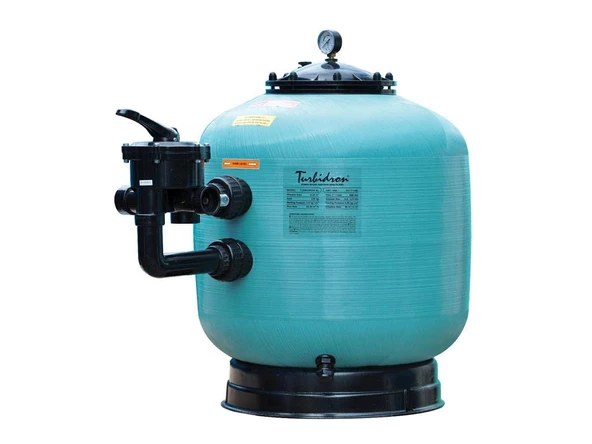 Gemaş TURBIDRON-BL Bobin Sargılı Kum Filtresi Yandan Vanalı 500 mm 10 m3/h-ToptancıyızBiz