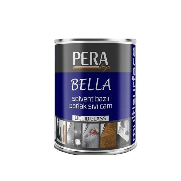 Pera Bella Solvent Bazlı Sıvı Cam Parlak 0,50 Kg