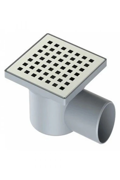 Nano 15*15 YANDAN PASLANMAZ YER SİFONU 70'LİK