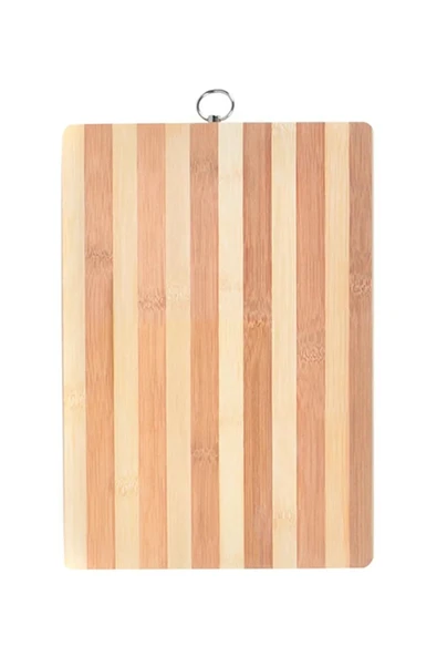 Metal Tutacaklı Lüx Bambu Kesme Tahtası 30cm X 20 cm x1.8cm - 2