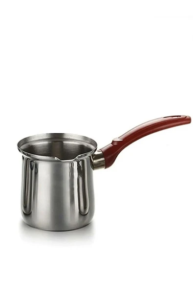 NO-4 ÇELİK CEZVE KIRMIZI KULP - 3