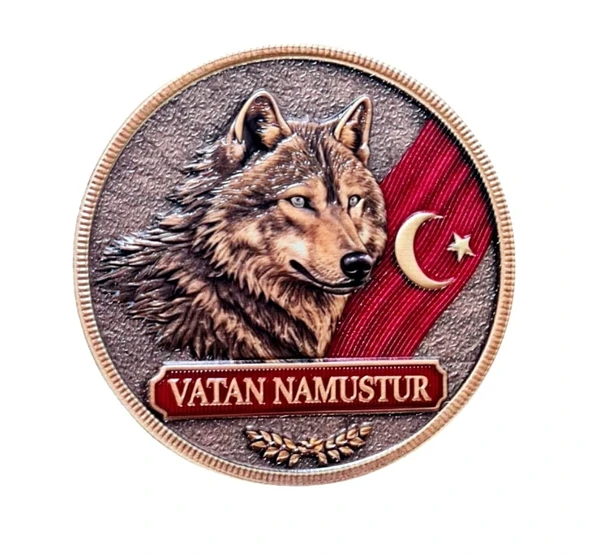 BOZKURT 3 BOYUT VATAN NAMUSTUR - Arma - TPU Patch ürün görseli