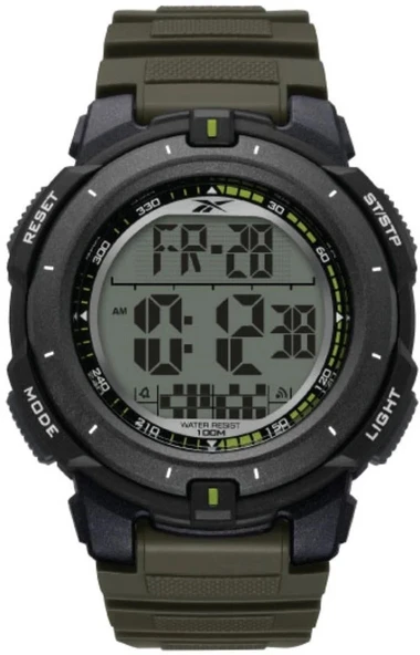 REEBOK RV-WHE-G9-PAPG-WY YEŞİL SİLİKON KORDON DİJİTAL ERKEK KOL SAATİ