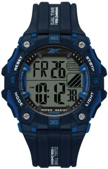 REEBOK RV-VAL-G9-PNPN-WN LACİVERT SİLİKON KORDON DİJİTAL ERKEK KOL SAATİ