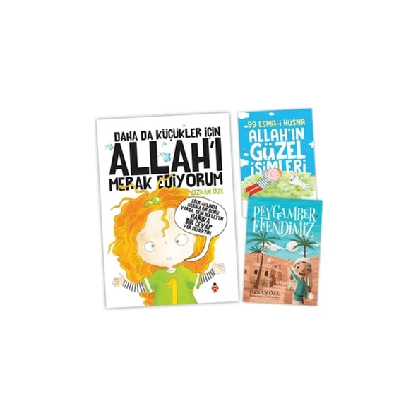 Uğurböceği Yayınları Daha Da Küçükler İçin Dini Kitaplar Seti (3 Kitap)- Özkan Öze
