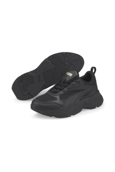 Puma Cassia 384647 02 Kadın Yürüyüş ve Koşu Ayakkabısı Siyah 36-40