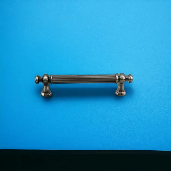 Selçuklu Antik Nikel Metal Kulp 96 mm Mobilya Çekmece Mutfak Dolabı Dolap Kapak Kulpları Kulb Kulpu - Resim 9