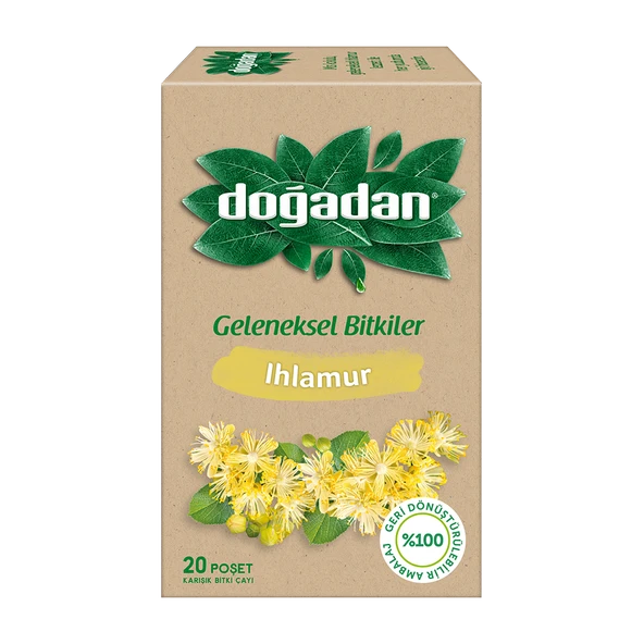DOĞADAN IHLAMUR BİTKİ ÇAYI 18 SÜZEN POŞET 28,80GR ürün görseli 1