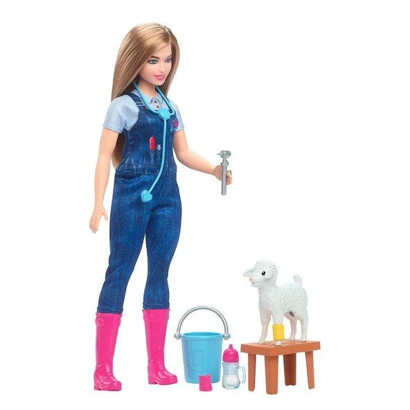 HRG42 Barbie 65. Yıl Deluxe Kariyer Bebekleri - Veteriner - 3
