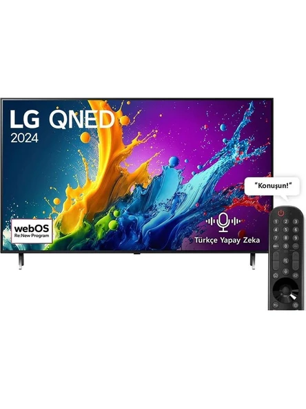 LG 55QNED80T 55" 139 Ekran Uydu Alıcılı 4K Ultra HD Smart LED TV