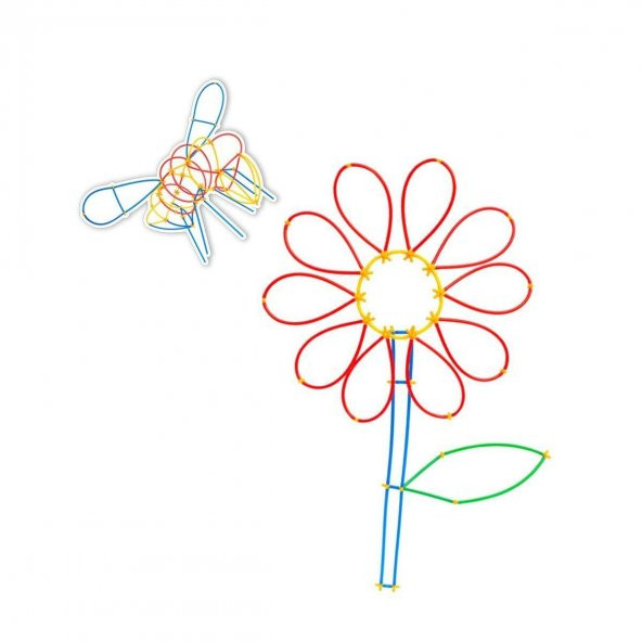 03680 Dede, Plus Bambu Çubuklar - 300 Parça - Resim 4