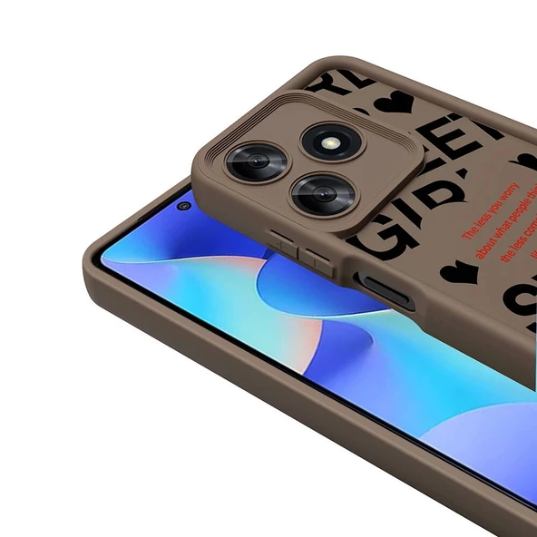 Tecno Spark 10 4G Kılıf Kamera Korumalı Baskılı Arka Yüzey Klas Kapak - Resim 8