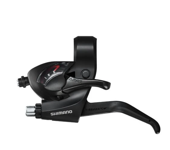 SHIMANO Vites/Fren Kolu (Düz Gidon için) ST-EF41-7R-SET 1800 / 2050 mm 600 / 600 / 300 SIS40 siyah - 2