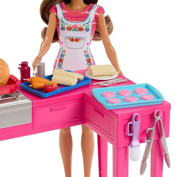 JCT06 Teresa ve Mutfağı Oyun Seti - Barbie and Teresa Recipe for Friendship - 3