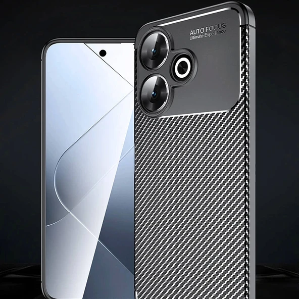 Xiaomi Redmi 13 4G Kılıf Negro Silikon Kapak - Resim 6