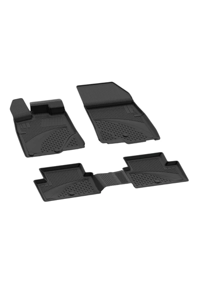 Sahler Peugeot 3008 2024+ Uyumlu 4.5d Premium Havuzlu Oto Paspas ve Liner Marka 3D ÜST Bagaj Havuzu - Resim 4