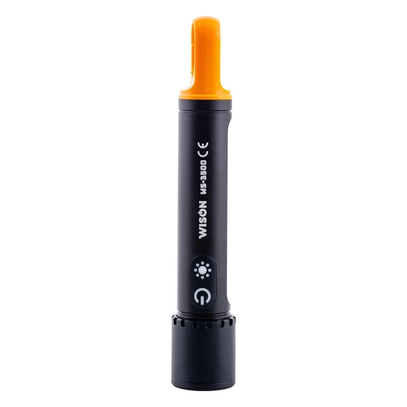 Wison El Feneri - Fonksiyonlu - Zoomlu - Şarjlı 10 W - Metal Gövde - 2