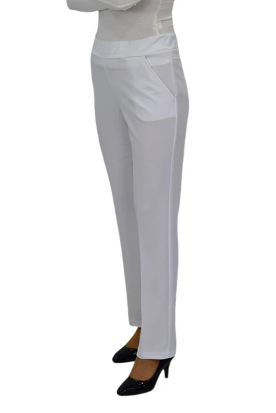 Kadın Kumaş Pantolon Kemer Lastikli BGL-ST04320 - Resim 11