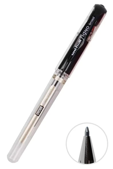 İmza Kalemi 1 Adet Uniball Signo Broad1.0 mm Roller Pilot Kalem Um-153 Roller Uçlu Likit Mürekkepli Pilot Kalem - 3