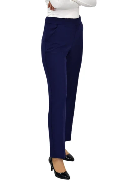 Kadın Kumaş Pantolon Kemer Lastikli BGL-ST04320 - Resim 10