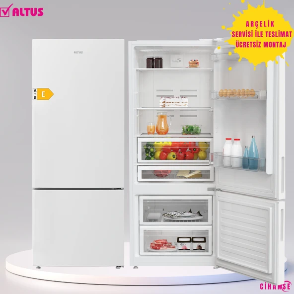 Altus ALK 474 E Kombi No-Frost Buzdolabı 532 Litre Net Hacim - 2