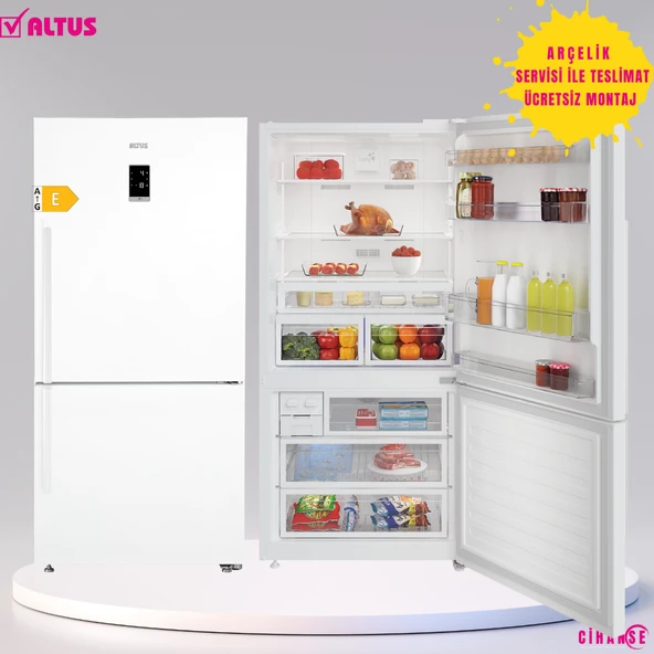 Altus ALK 484 XE Kombi No-Frost Buzdolabı 580 Litre Net Hacim - 2