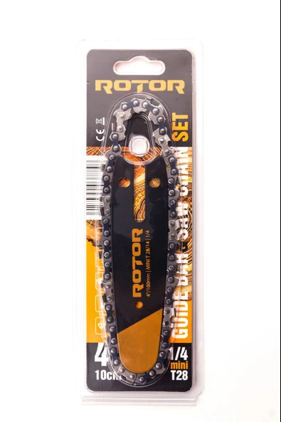 6" SET Pala + Zincir 1/4 MINI T37 - 18 Diş - Resim 4